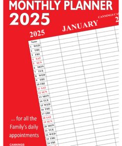 Monthly Planner-F-2025